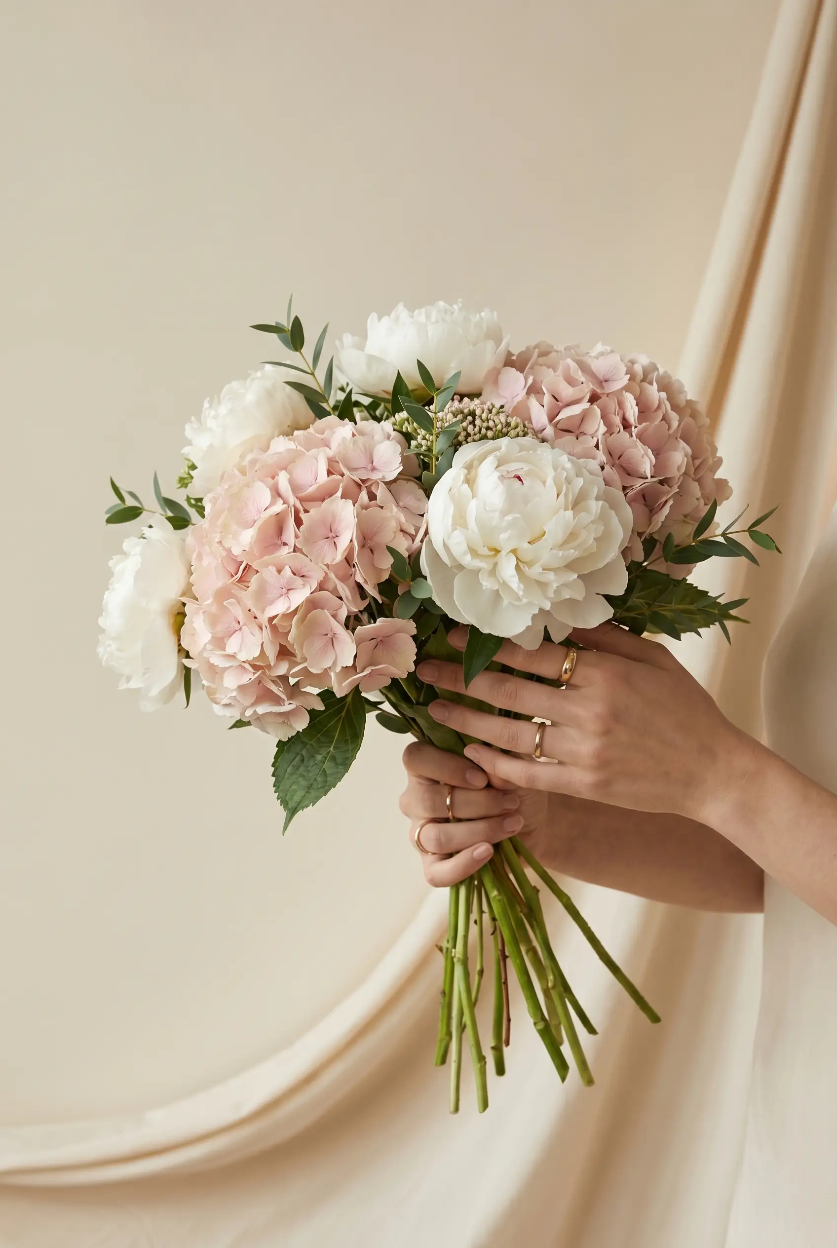 Handgebundener Strauß von Bauer Blumen
